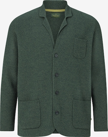 Charles Colby Knit cardigan 'Earl James' in Green: front