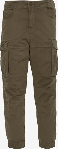 Regular Pantalon Schott NYC en vert : devant