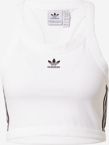 ADIDAS ORIGINALS Topp 'Adicolor Classics' i vit: framsida