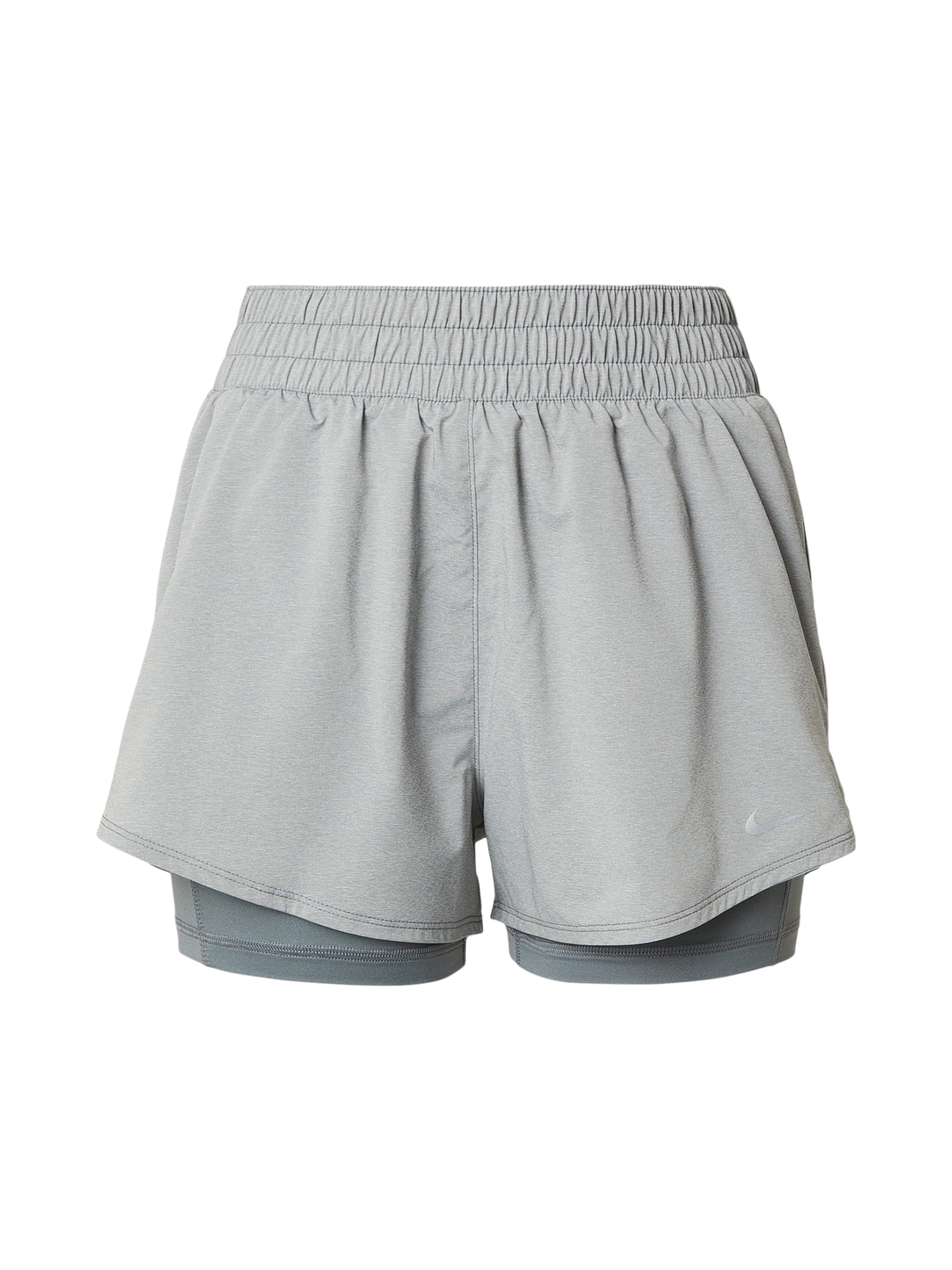 NIKE Pantalon de sport 'ONE' en gris / gris basalte, Vue avec produit