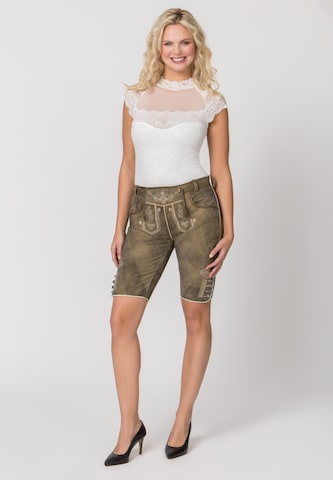 STOCKERPOINT Regular Trachtenhose 'Antonia' in Braun