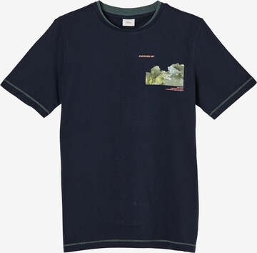 T-Shirt s.Oliver en bleu : devant