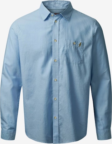 MCS Regular Fit Businesspaita 'Brandon' värissä sininen: etupuoli