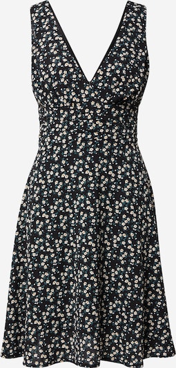 Vasarinė suknelė 'GABBI' iš SISTERS POINT, spalva – aukso geltonumo spalva / benzino spalva / juoda / balta, Prekių apžvalga