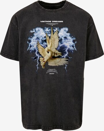MJ Gonzales T-Shirt 'Vintage Dreams' in Schwarz: predná strana