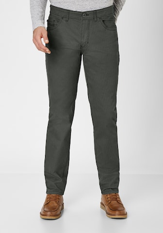 REDPOINT Regular Pants in Grey: front