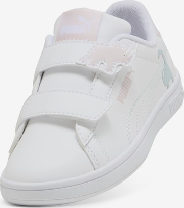 Baskets 'Smash 3.0 Dino' PUMA en blanc : devant