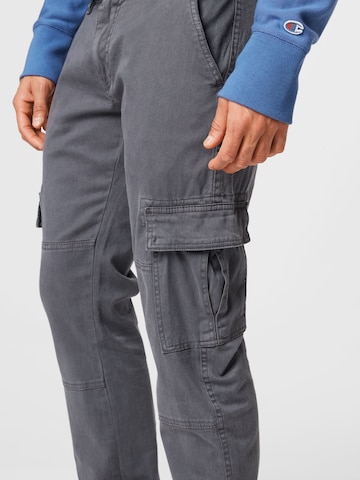 Urban Classics Tapered Cargo Pants in Grey