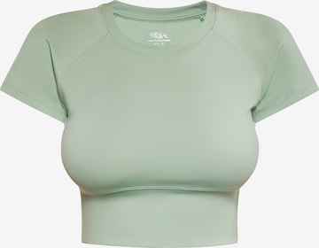 T-shirt IZIA en vert : devant