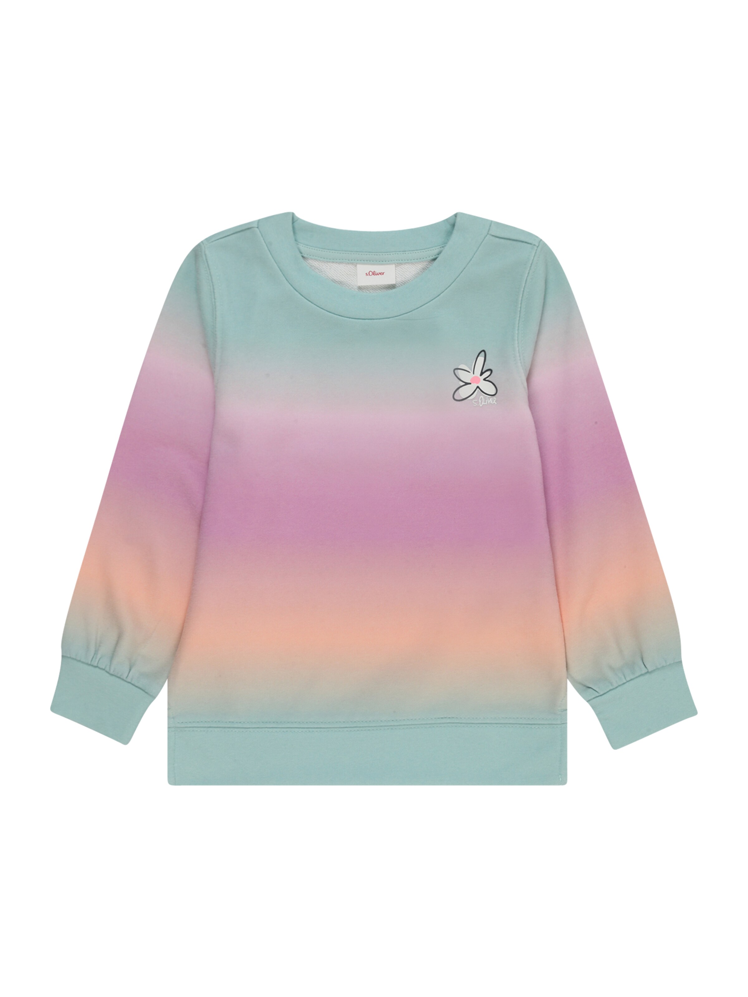 Sweat-shirt s.Oliver en violet : devant