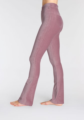 LASCANA Flared Broek in Roze