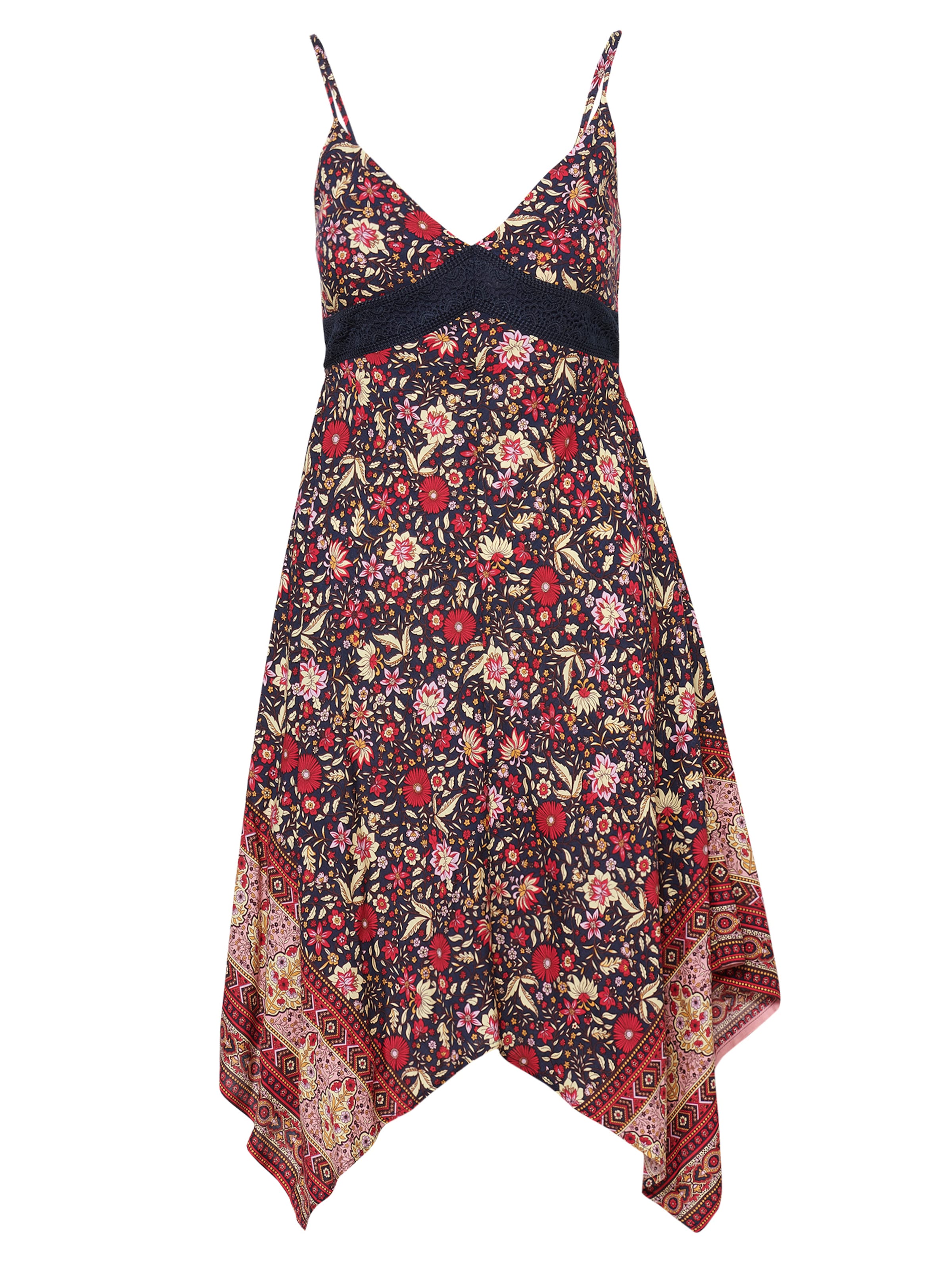 KOROSHI Kleid in Mischfarben: Vorderseite