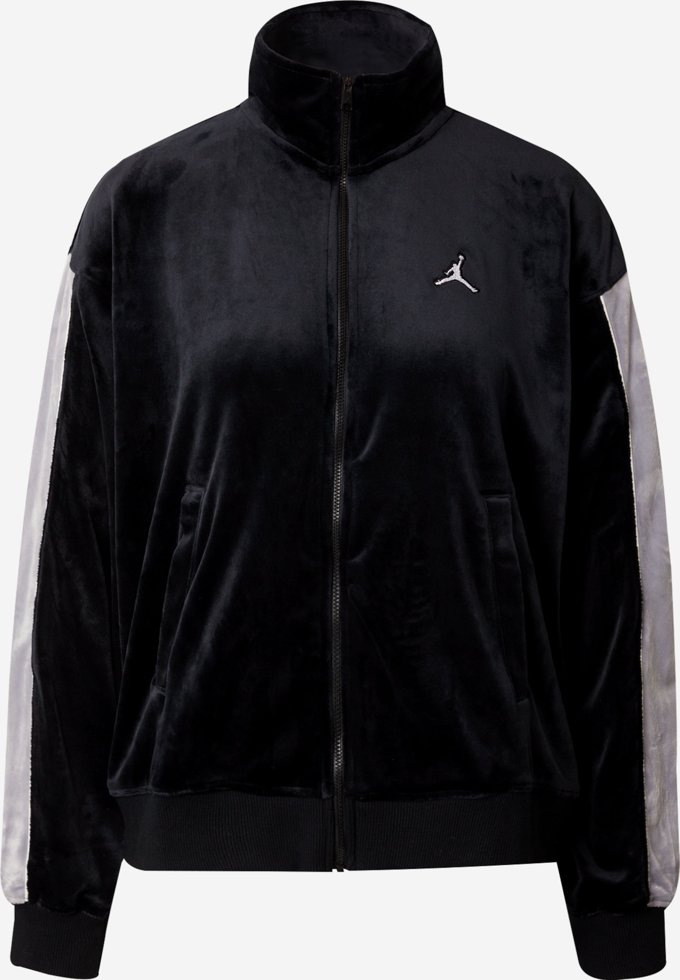 Jordan Sweat jacket in Black ABOUT YOU