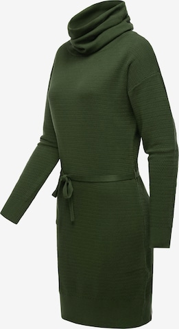 Ragwear Knitted dress 'Babett' in Green