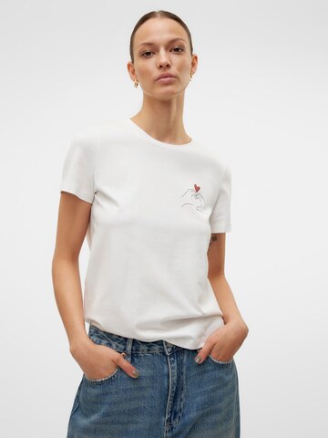 VERO MODA Shirt 'VMViva' in Wit