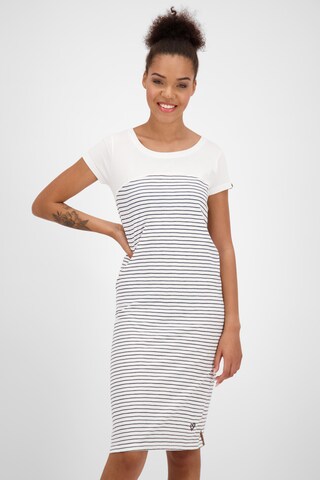 alife & kickin Dress 'ClariceAK' in White: front