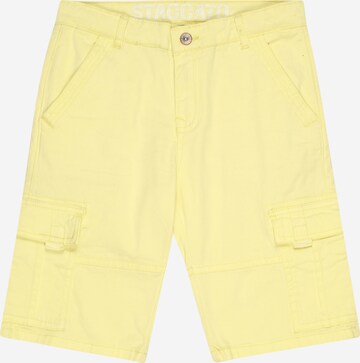 STACCATO Regular Pants in Yellow: front