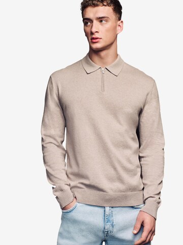 Next Trui in Beige: voorkant