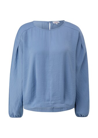 s.Oliver Blouse in Blauw: voorkant