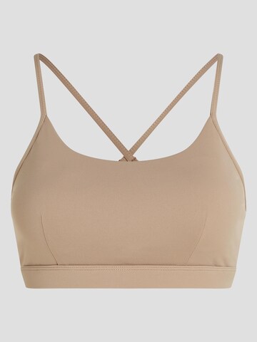 YO-GAYA Bralette Sports Bra 'Ultra Bra' in Beige: front