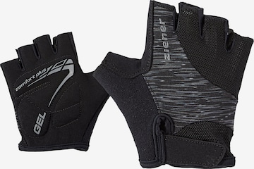 ZIENER Athletic Gloves 'CANIZO' in Black: front