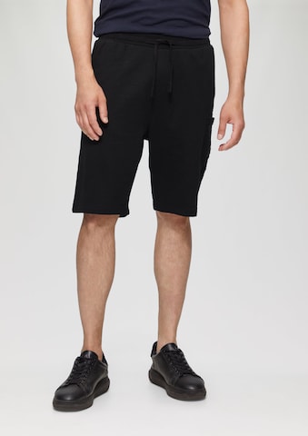 s.Oliver Regular Cargohose in Schwarz: Vorderseite