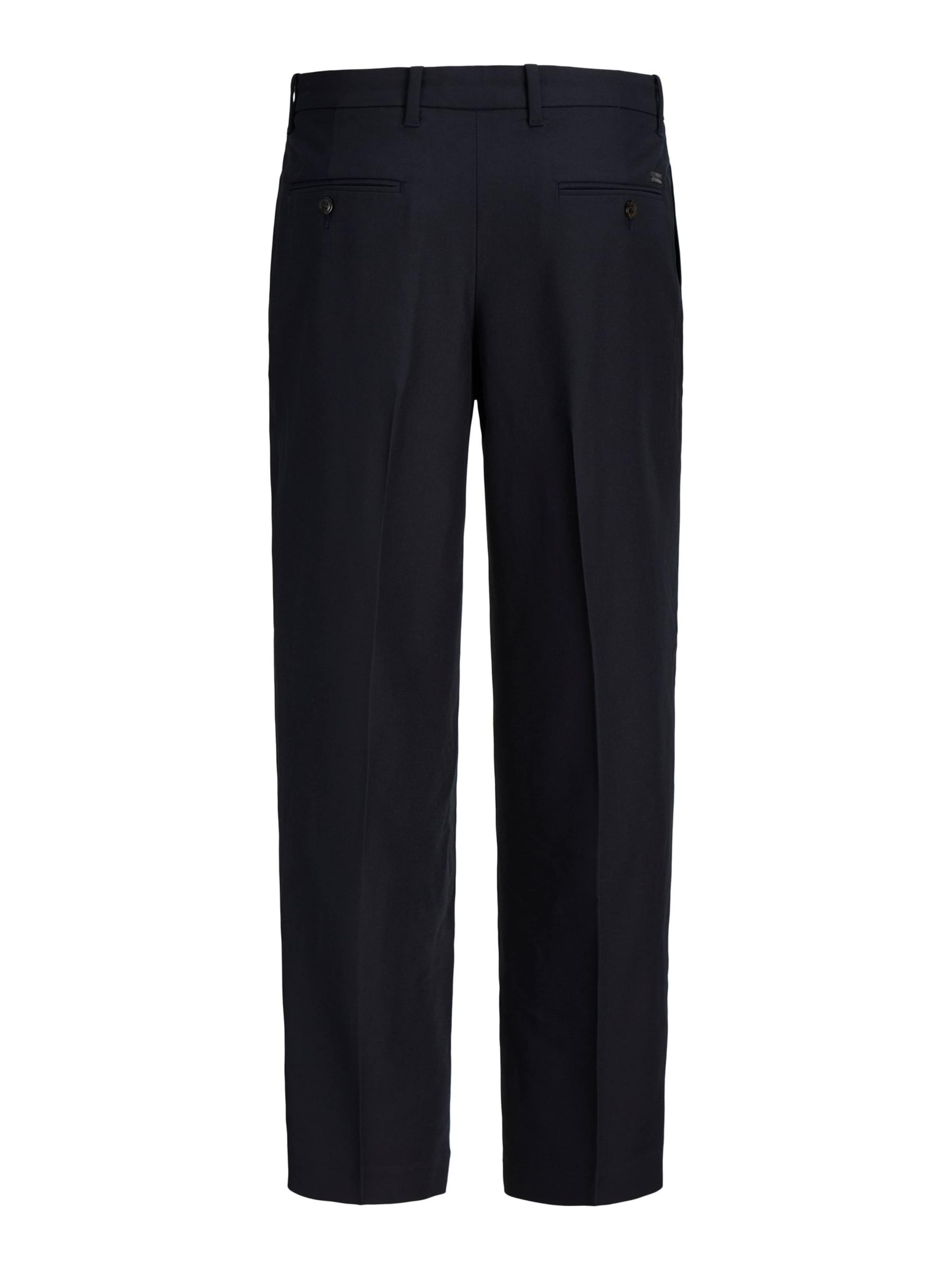 JACK & JONES Loosefit Bandplooibroek in Blauw