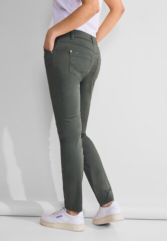 STREET ONE Slim fit Pants in Green