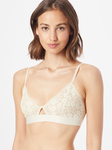 Samsøe Samsøe Triangle Bra 'Lottie' in Beige: front