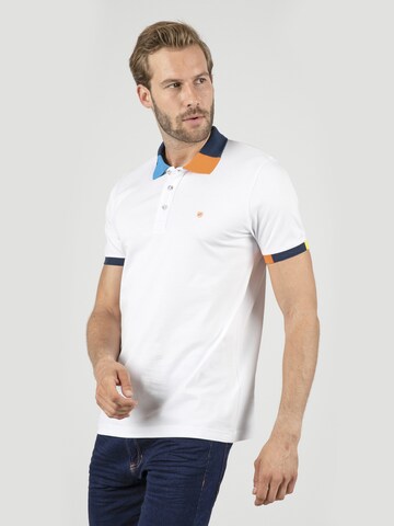 Felix Hardy Poloshirt  'Keegan' in Weiß