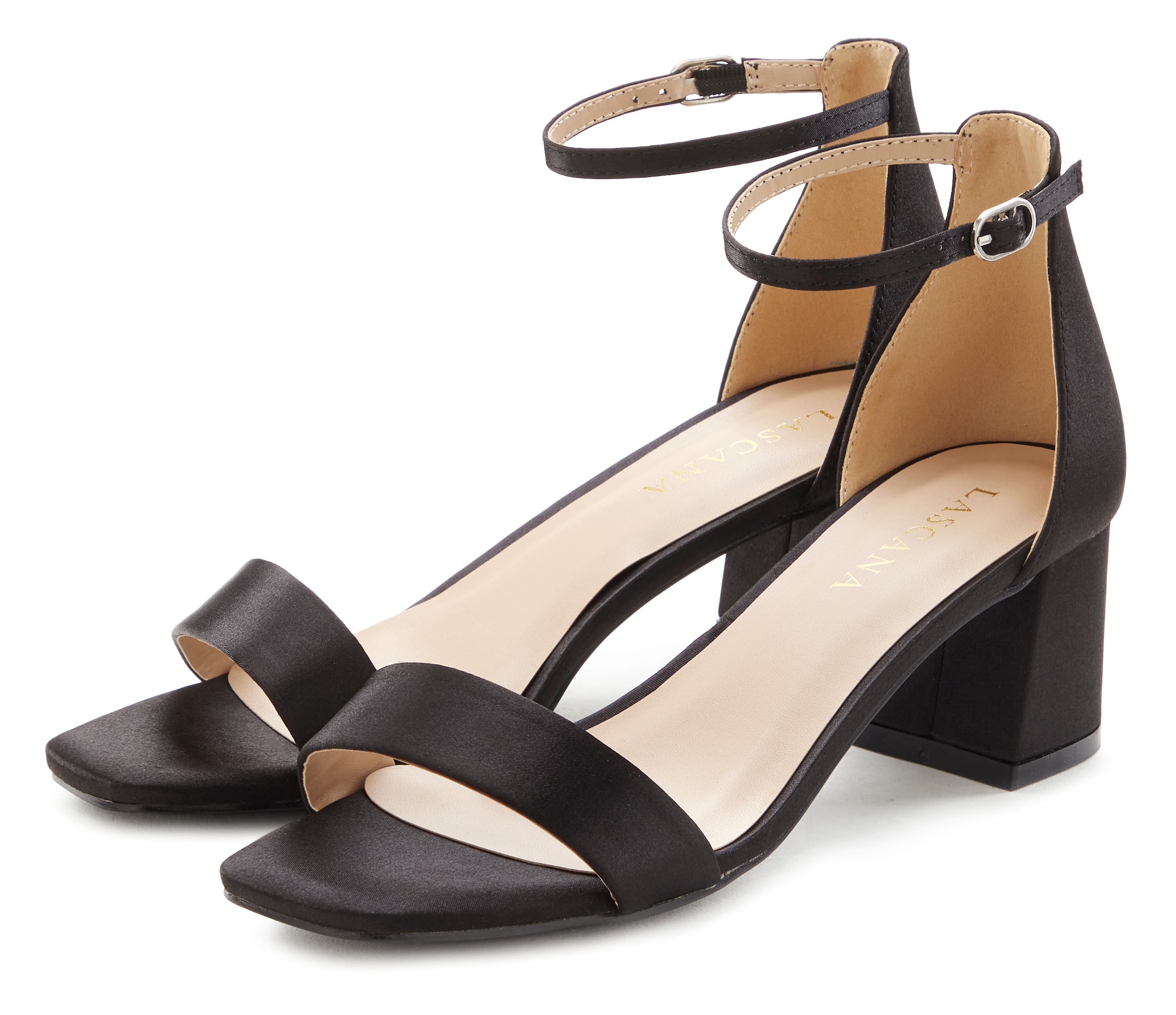 LASCANA Sandály – černá