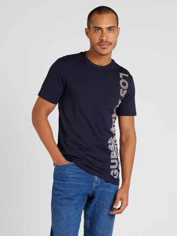 GUESS T-Shirt in Blau: Vorderseite