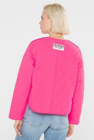 SENSES.THE LABEL Between-Season Jacket in Pink