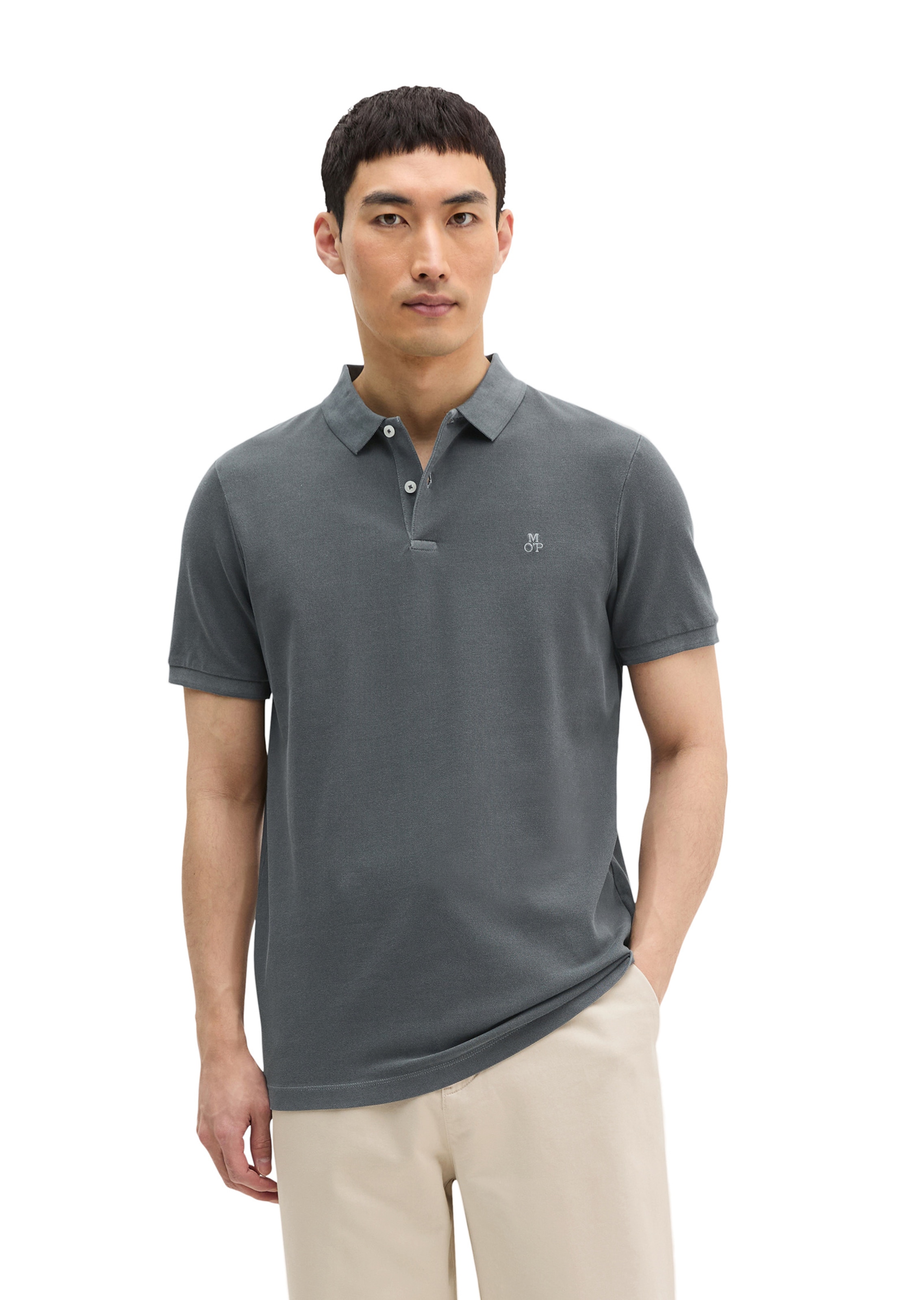 Marc O'Polo Shirt in Grijs: voorkant