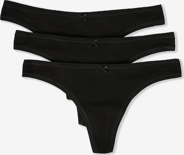 ETAM Thong 'Jack' in Black: front