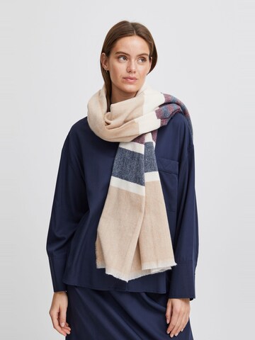 b.young schal 'Vikke' in Beige: Vorderseite