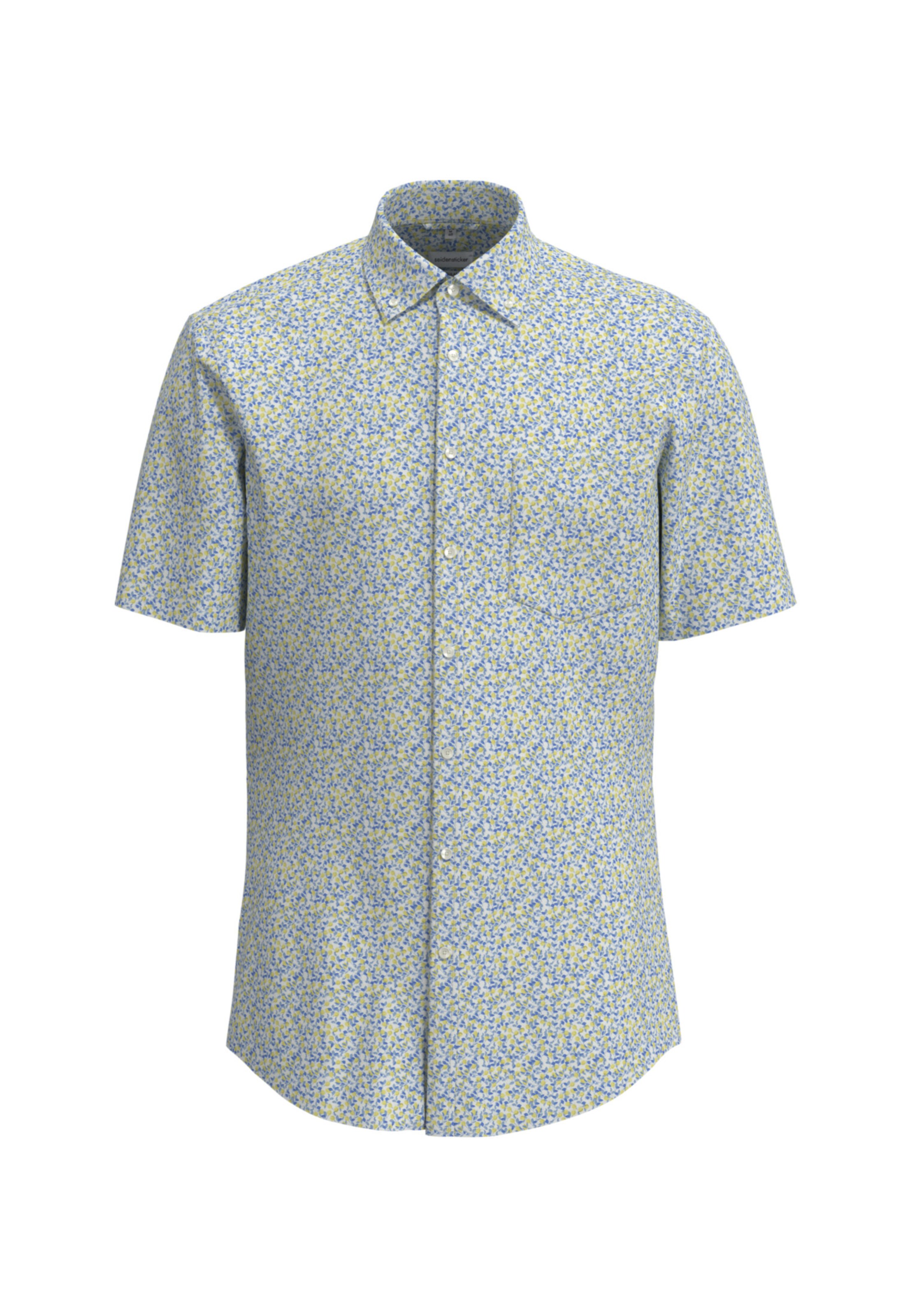 SEIDENSTICKER Regular fit Zakelijk overhemd in Blauw: voorkant