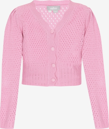 rožinė Usha Kardiganas: priekis