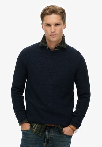 Pull-over Superdry en bleu : devant