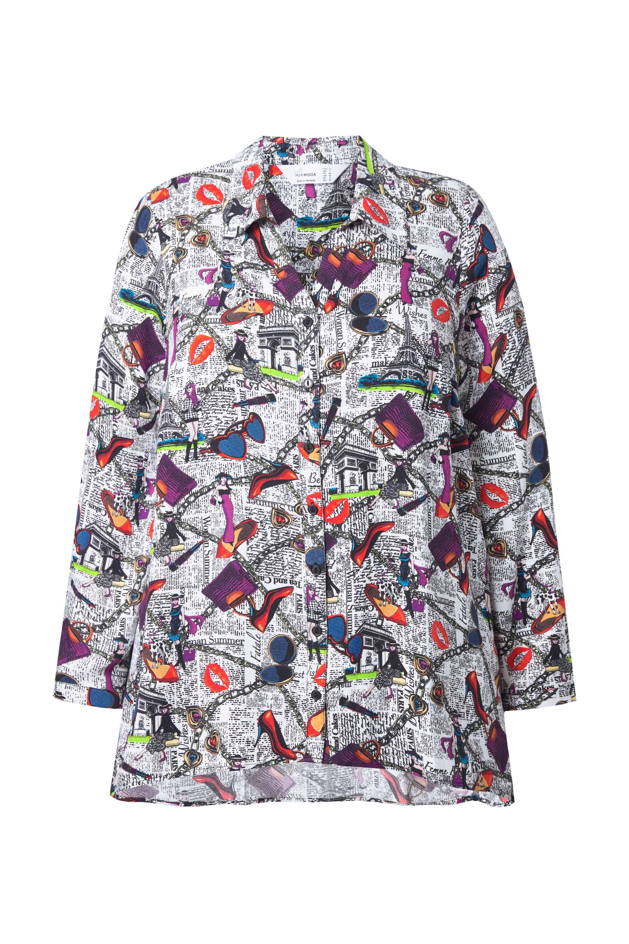 MIAMODA Blouse in Mixed colors: front