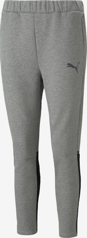 PUMA Slim fit Workout Pants in Grey: front