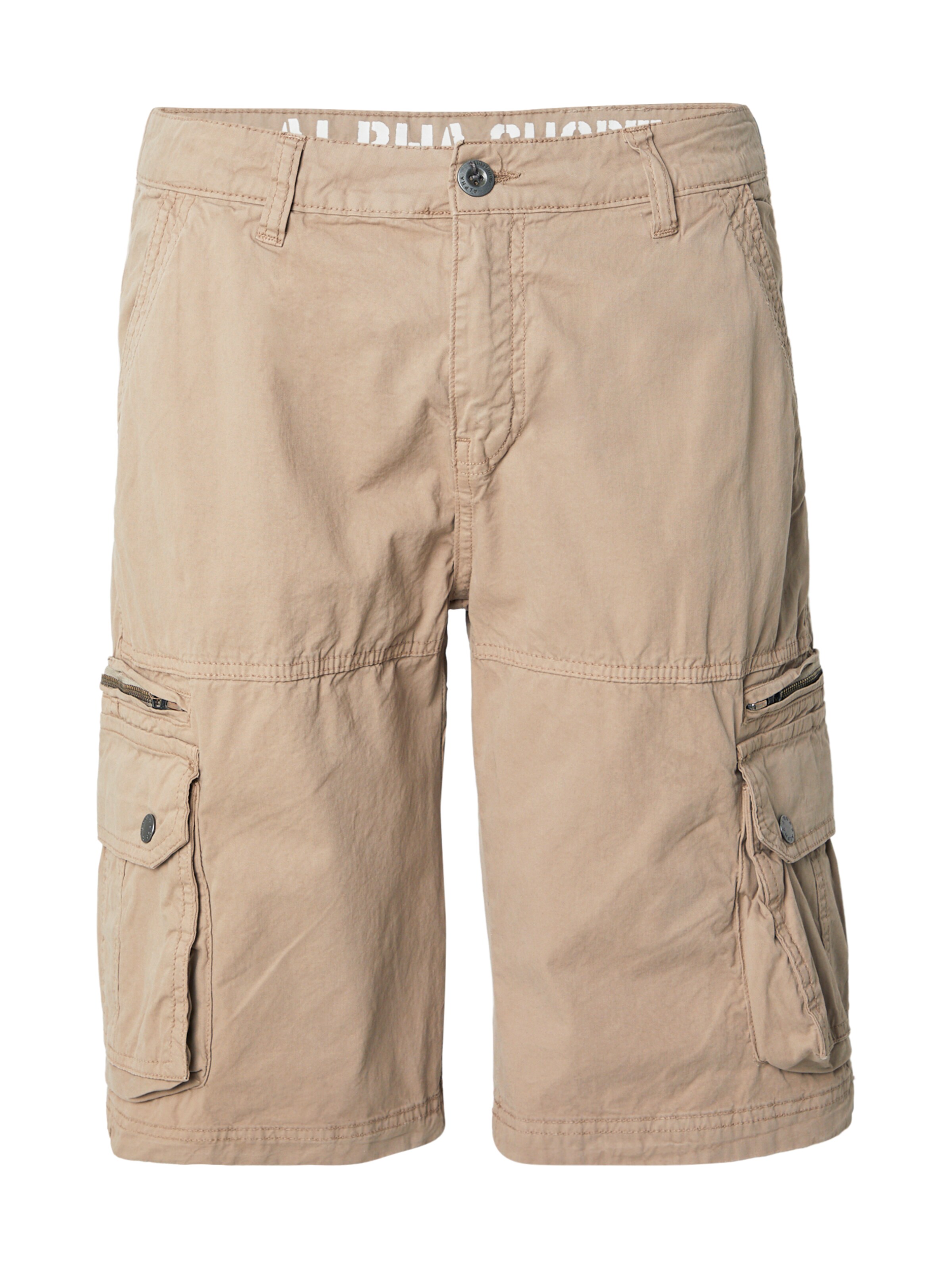 ALPHA INDUSTRIES Regular Hose in Beige: Vorderseite