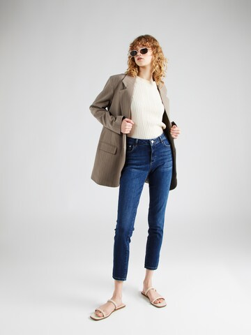 MORE & MORE Skinny Jeans in Blauw