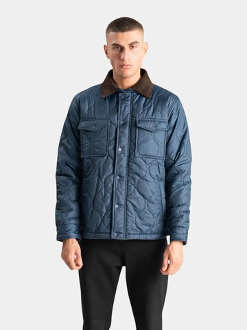 TEESHOPPEN Between-Season Jacket in Blue: front