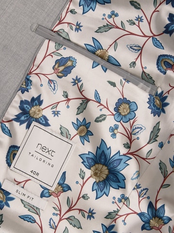 Next Slim fit Blazer 'Motion Flex' in Grey