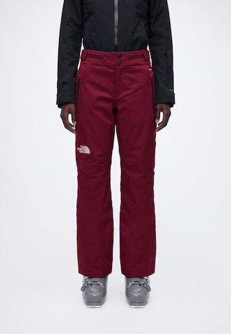 THE NORTH FACE Regular Urheiluhousut 'LENADO' värissä punainen: etupuoli