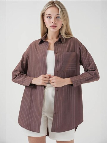 Bigdart Blouse in Brown: front