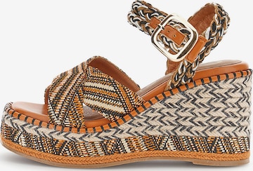 Sandalo di CAFè NOIR in marrone: frontale