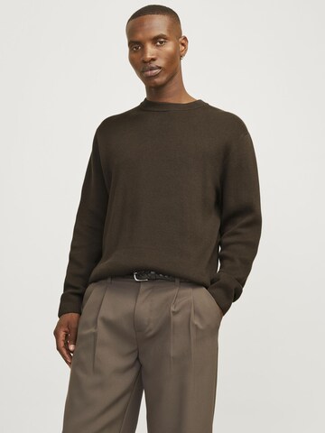 Pull-over JACK & JONES en marron : devant