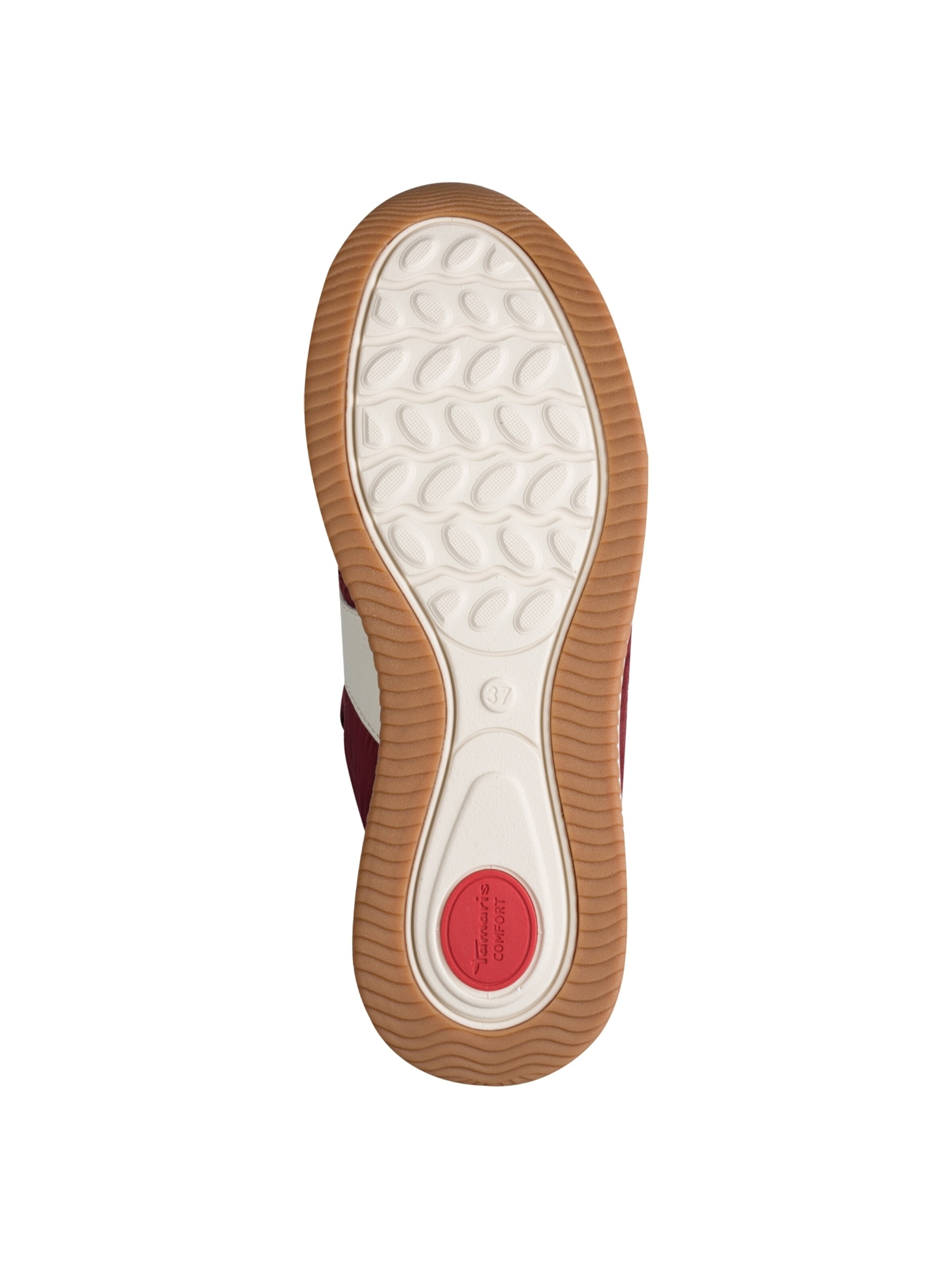 Tamaris Sneakers laag in Rood